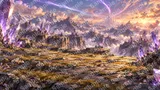 マナの奔流が吹き出す結晶高原