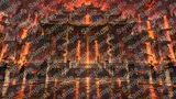 赤熱するマグマの河と黒鉄の魔王城
