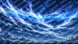 超高層大気に青白く光る夜光雲（Noctilucent clouds）
