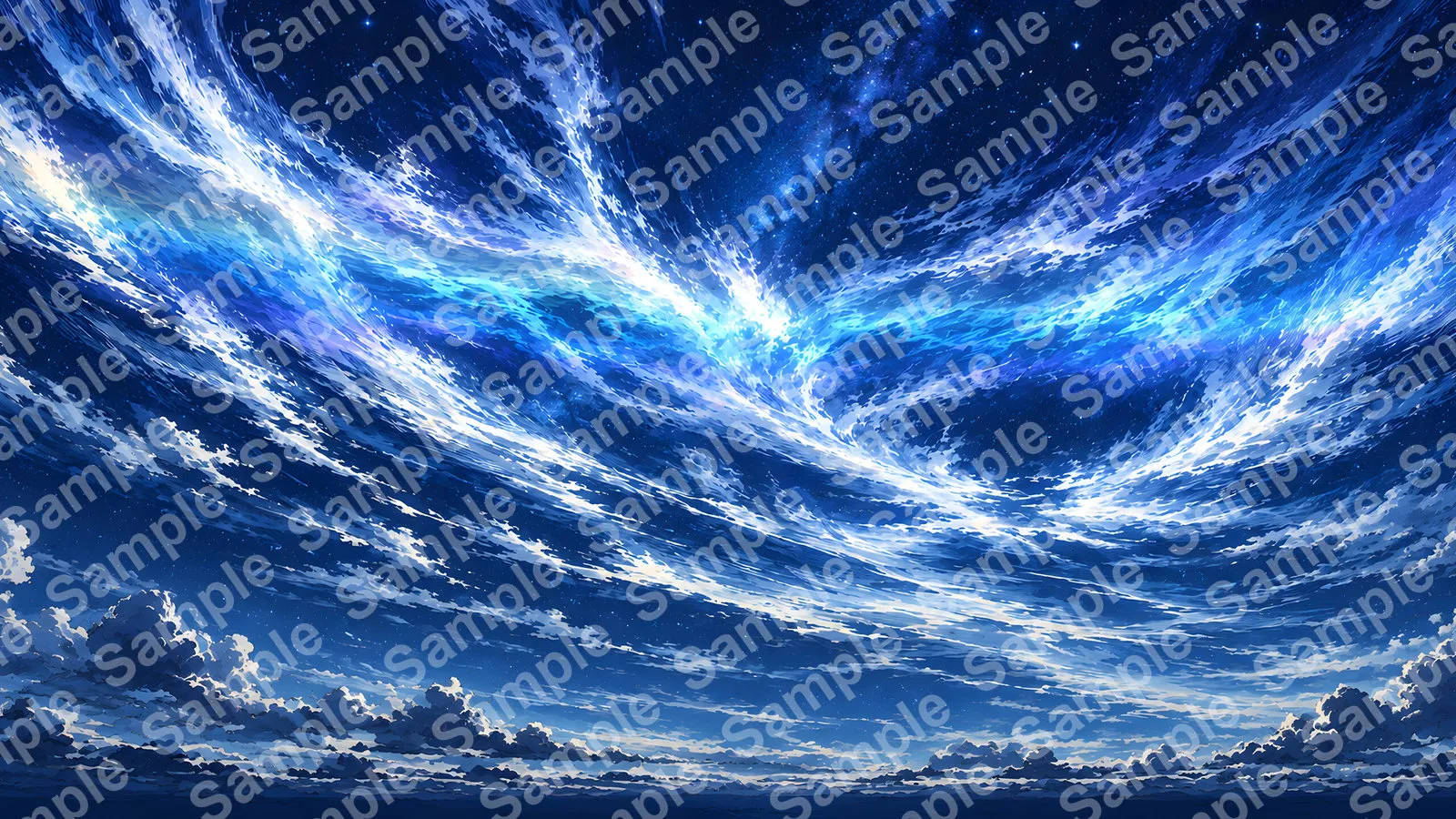 超高層大気に青白く光る夜光雲（Noctilucent clouds）