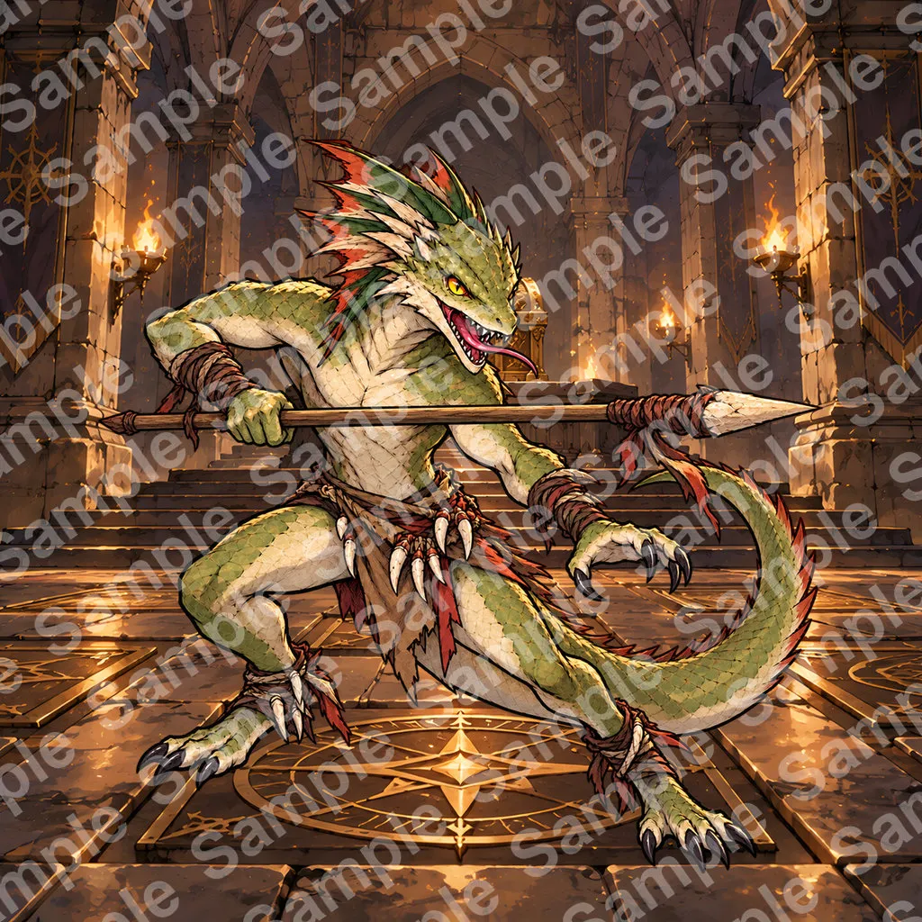 リザードマン (Lizardman) Lv1