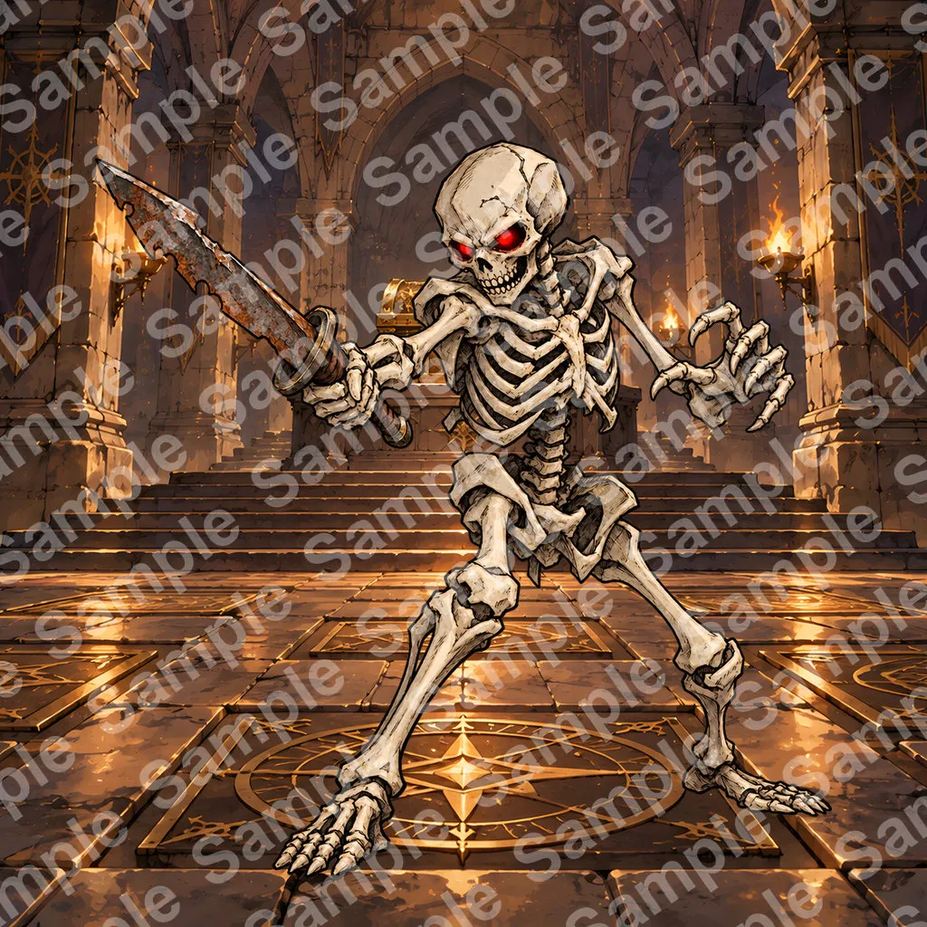 スケルトン (Skeleton) Lv1