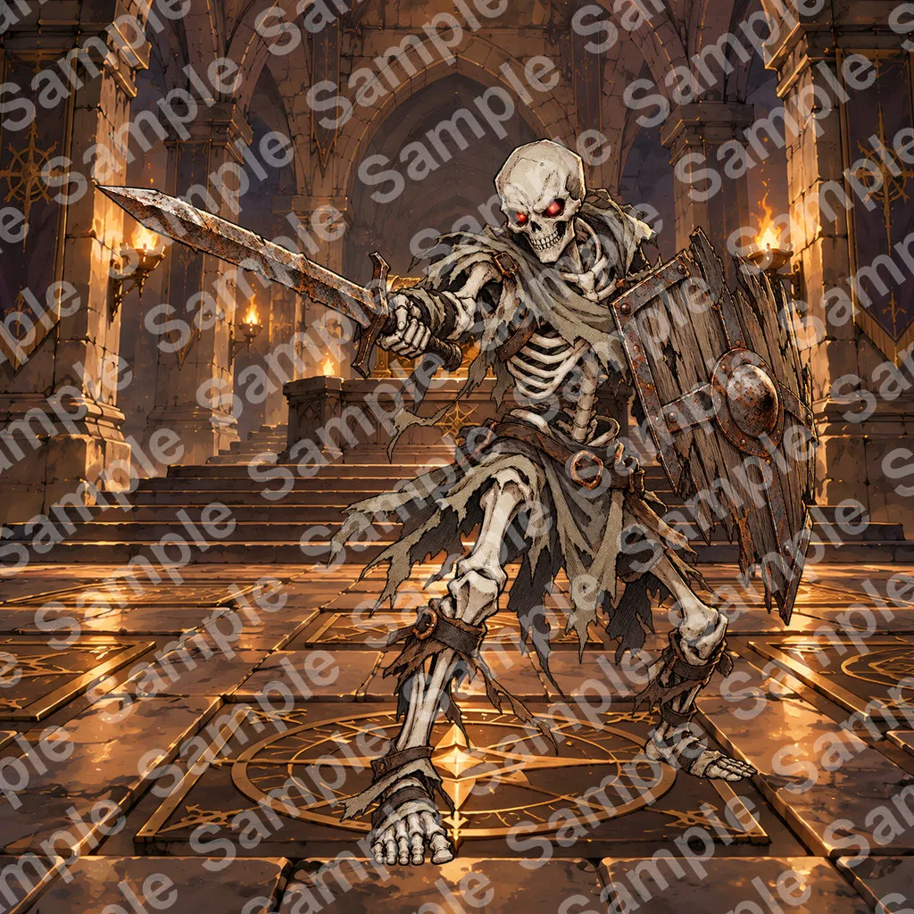 スケルトン (Skeleton) Lv2